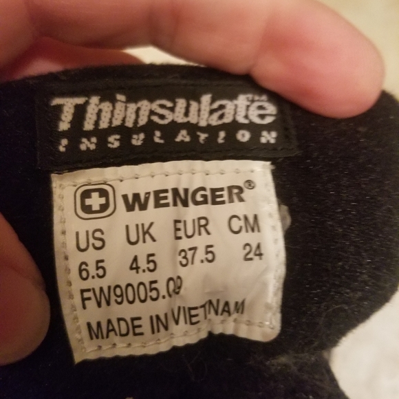 Wenger Thinsulate Swiss Army Winter/Hiking Boots - Picture 4 of 7